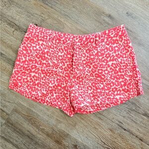 Cynthia Rowley • 100% Linen Animal Print Shorts